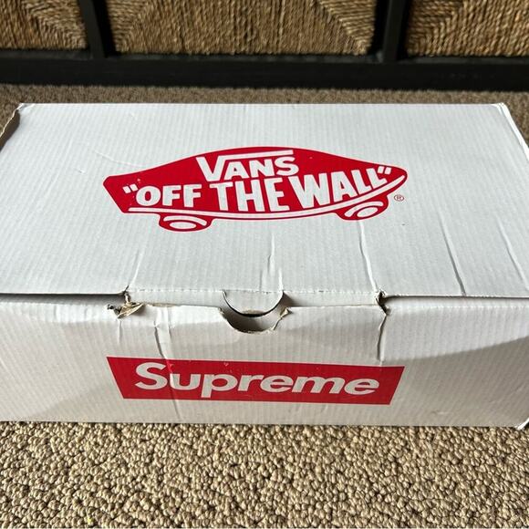 Supreme x Vans Authentic Pro Black White Checkered Sneakers Men’s 13 - Picture 12 of 13